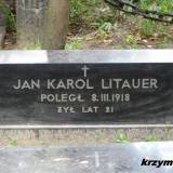 Warszawa. Grób Jana Karola Litauera.