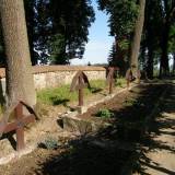 Jeziorany, kwatera IWŚ na cmentarzu katolickim