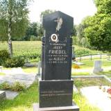 Stonawa. Grób Alojzego Friedla.